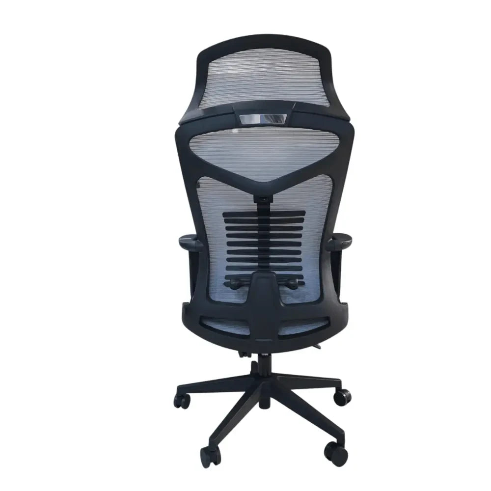 BlueWave Mesh Ergonomic Executive Office Chair with Foldable Footrest