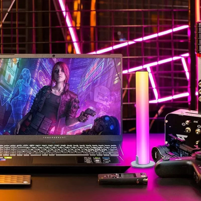 DIMMABLE DESKTOP RGB LED LIGHTS – SMART LIGHTING FOR GAMING & OFFICE