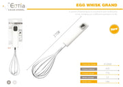 DURABLE STAINLESS STEEL WHISK – PERFECT FOR EGGS & BAKING