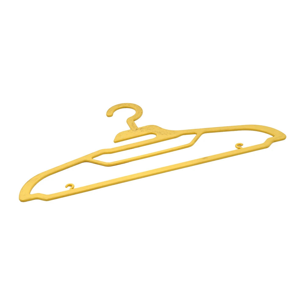 Yellow Plastic Clothes Hanger