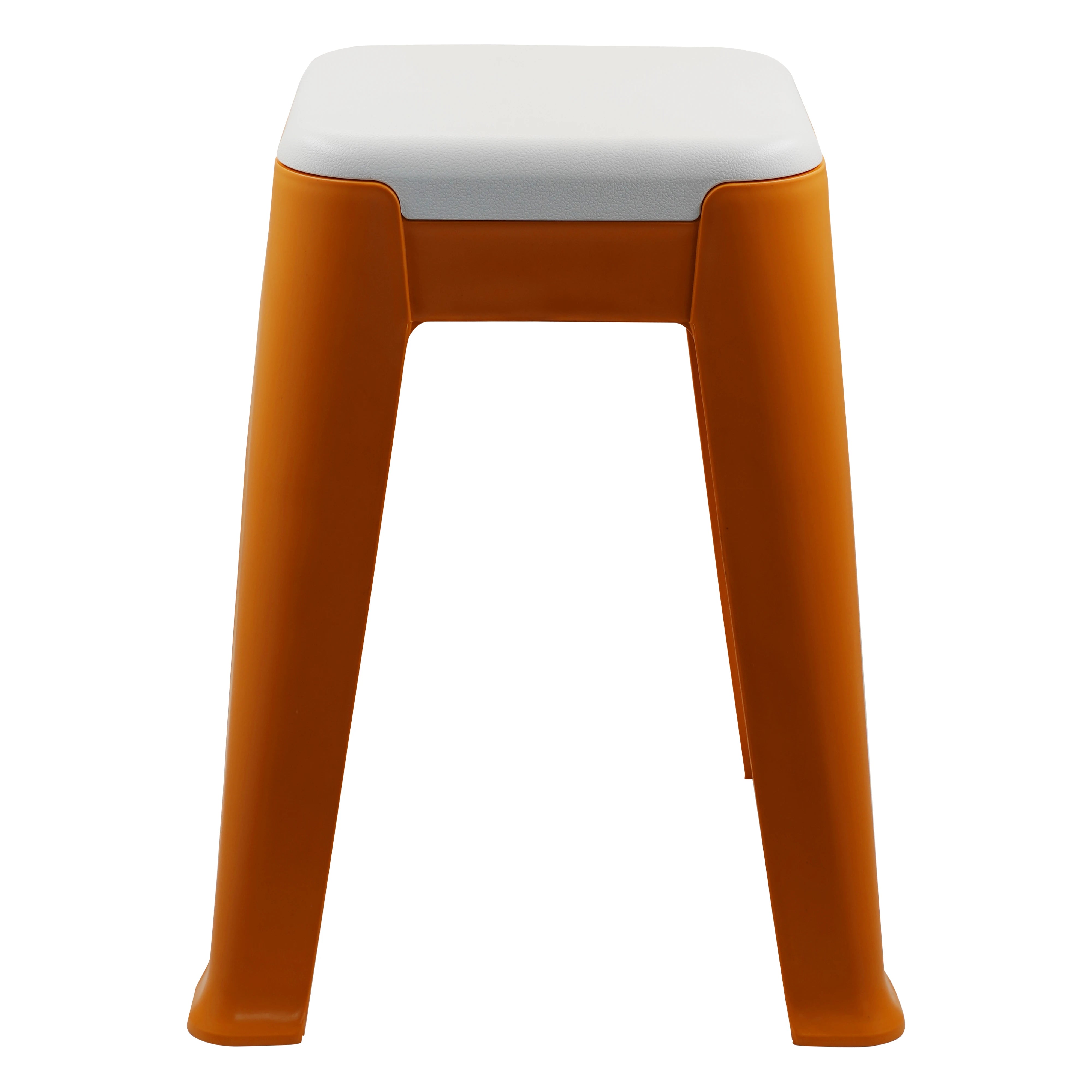 MODIGRIP HIGH-STRENGTH MULTI-PURPOSE PLASTIC STOOL - ORANGE