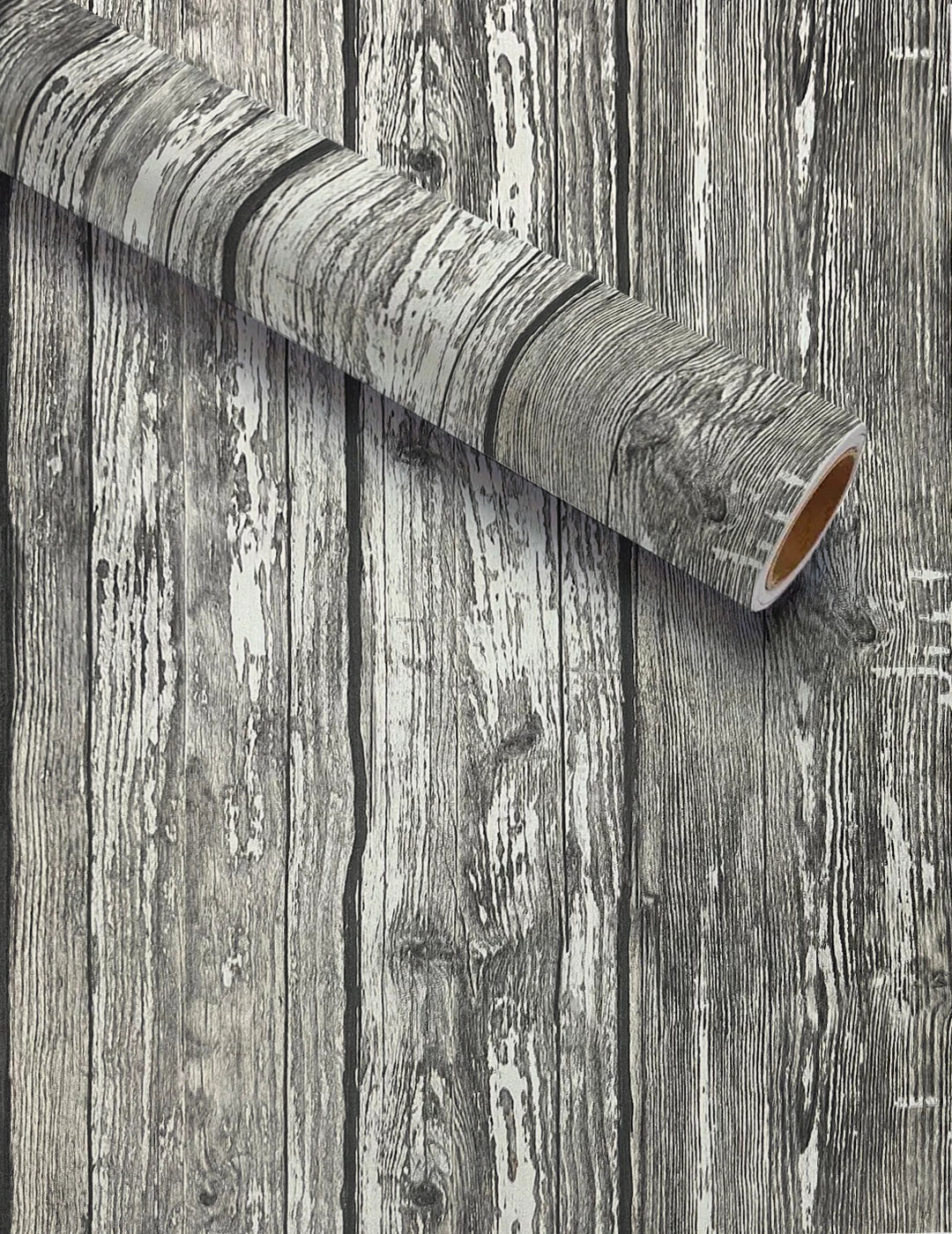 VINTAGE FAUX WOOD WALLPAPER